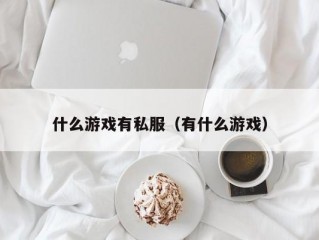 什么游戏有私服（有什么游戏）