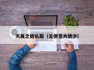 天翼之链私服（无便意大便少）